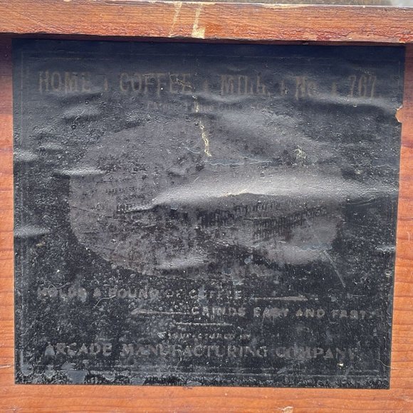 Antique Imperial Arcade Home Coffee Mill Grinder No. 767 Circa Late 1800’s - Picture 2 of 16